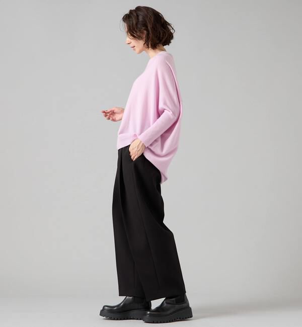 Liesse「【定番】カシミア混Vネックビッグニット」|ニット・セーター|