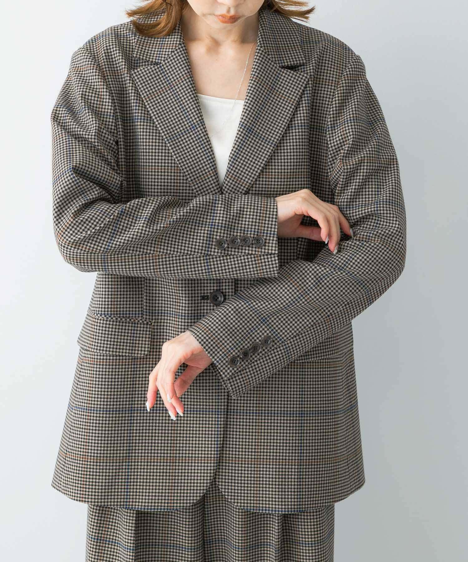 URBAN RESEARCH ROSSO「チェックテーラードジャケット」|その他|