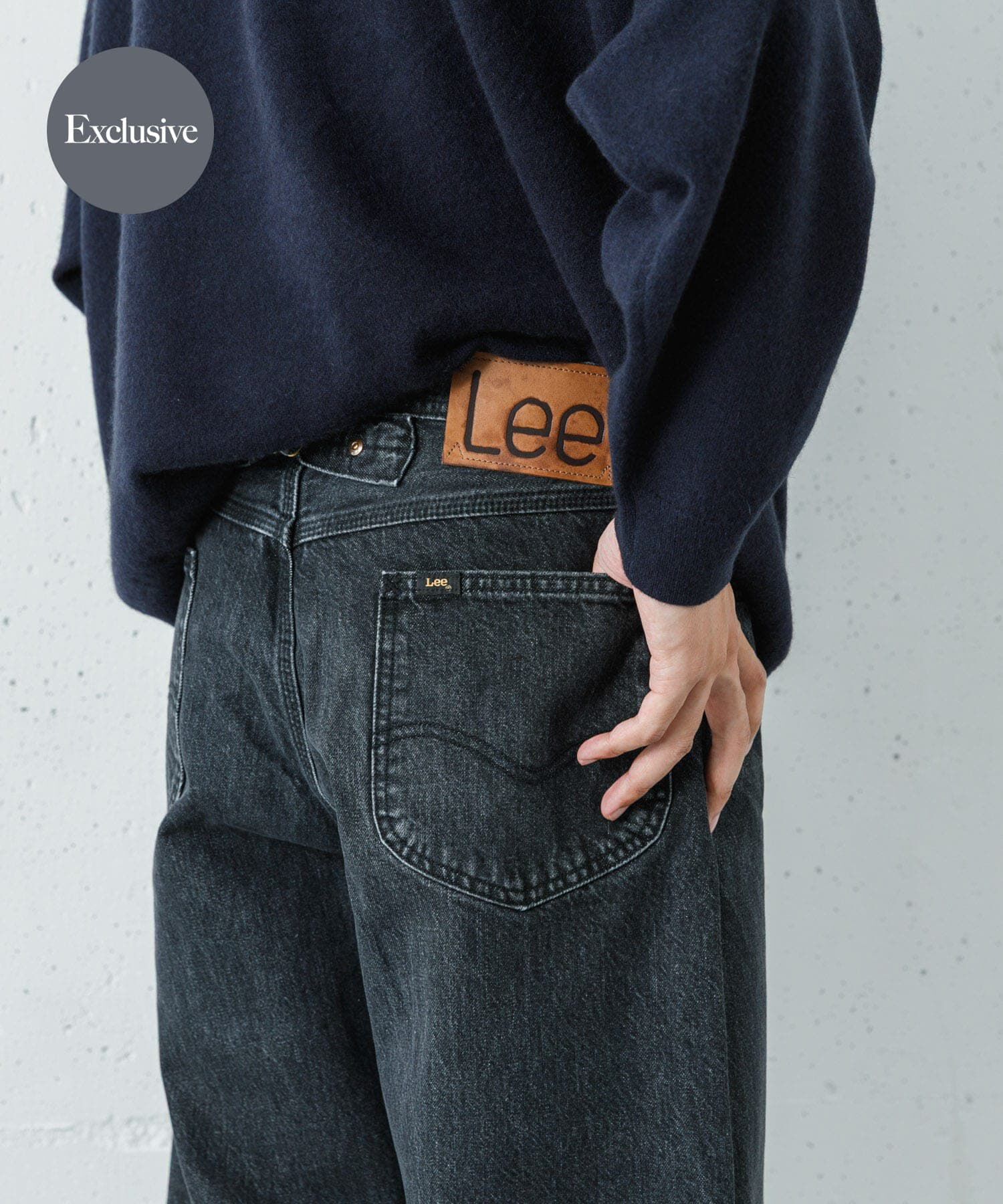 URBAN RESEARCH「『別注』Lee101&times;URBAN RESEARCH　COWBOYPANTS」|デニム|ブラック系その他