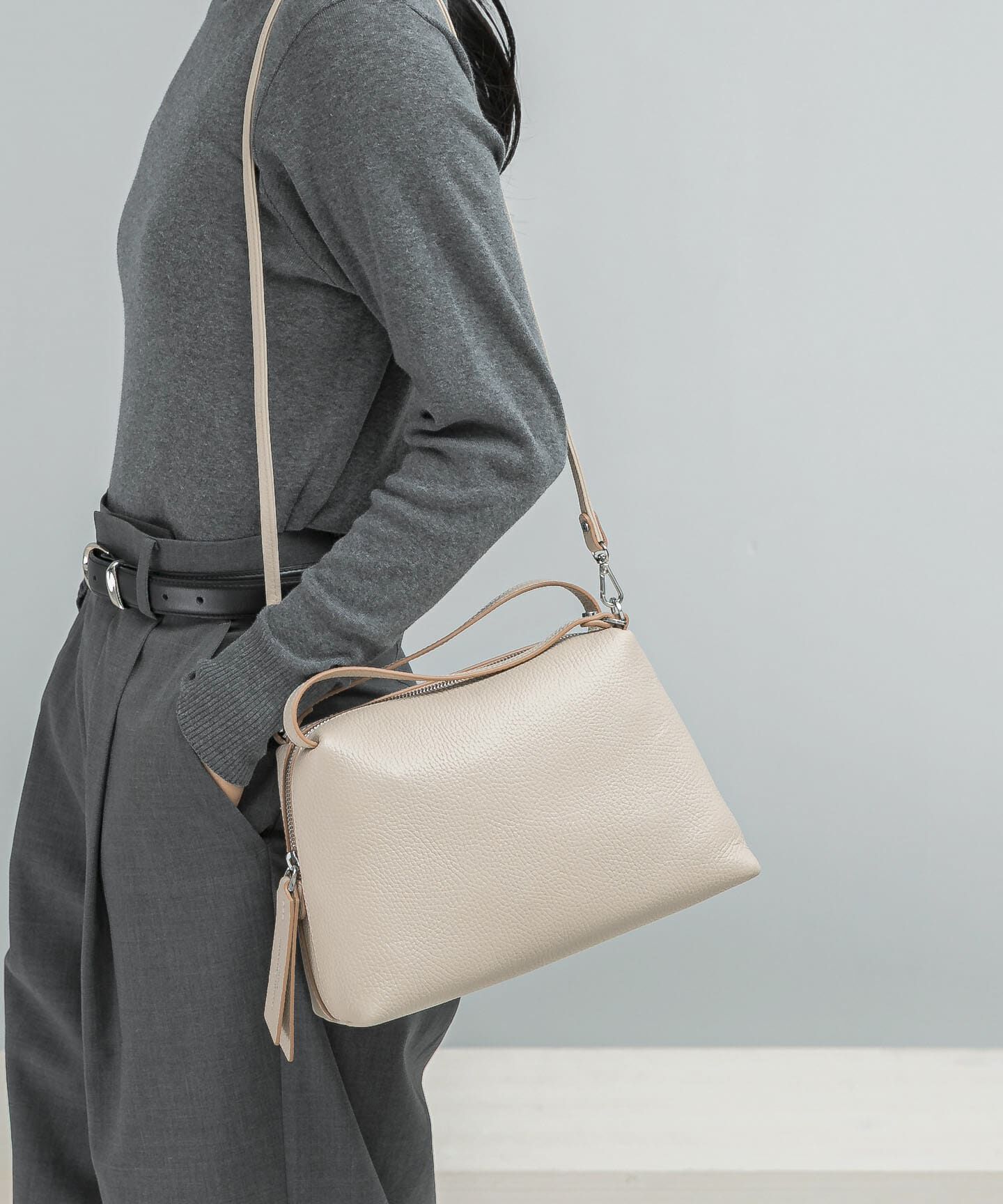 URBAN RESEARCH ROSSO「GIANNI CHIARINI　ALIFA M」|ハンドバッグ|ライトベージュ