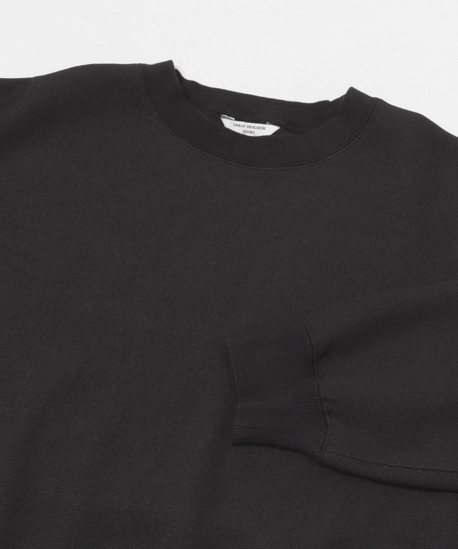 URBAN RESEARCH DOORS「ワッフルフリースクルーネックプルオーバー」|Tシャツ・カットソー|