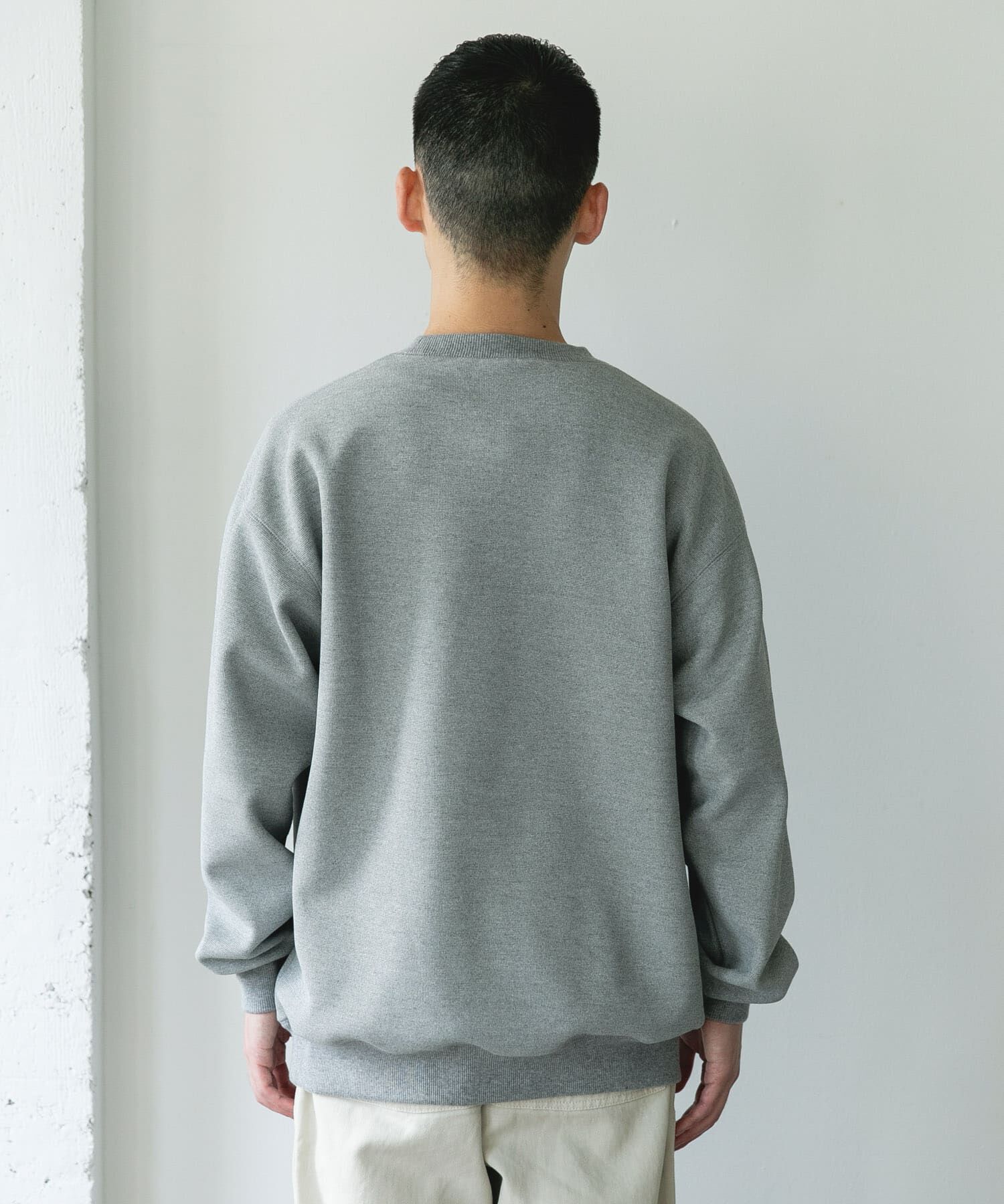 URBAN RESEARCH DOORS「ワッフルフリースクルーネックプルオーバー」|Tシャツ・カットソー|