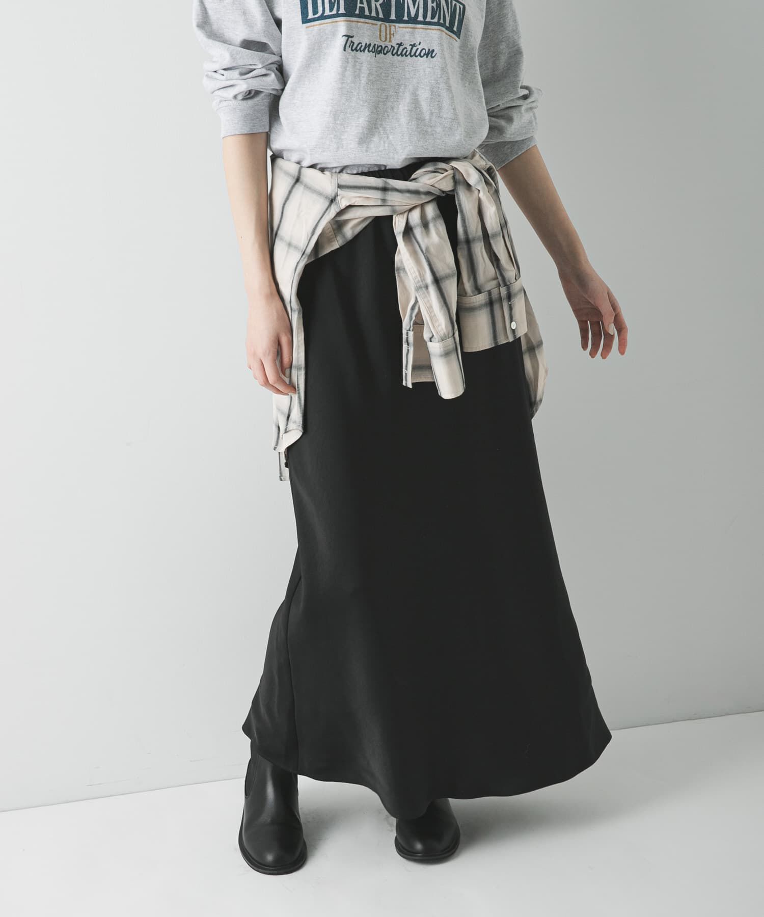 URBAN RESEARCH「サテンバイアススカート」|スカート|