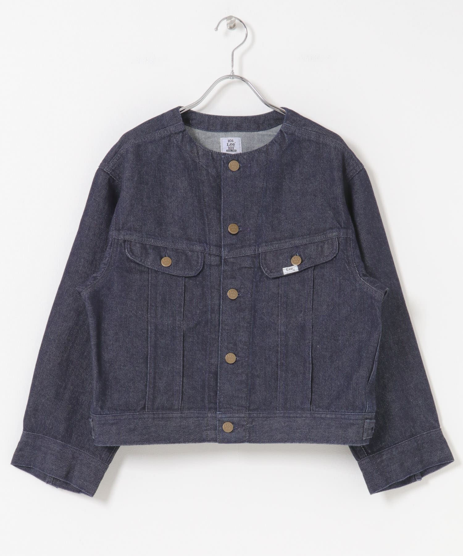 URBAN RESEARCH ROSSO「『別注』Lee101&times;ROSSO　NOCOLLAR SHORT JACKET」|デニムジャケット|