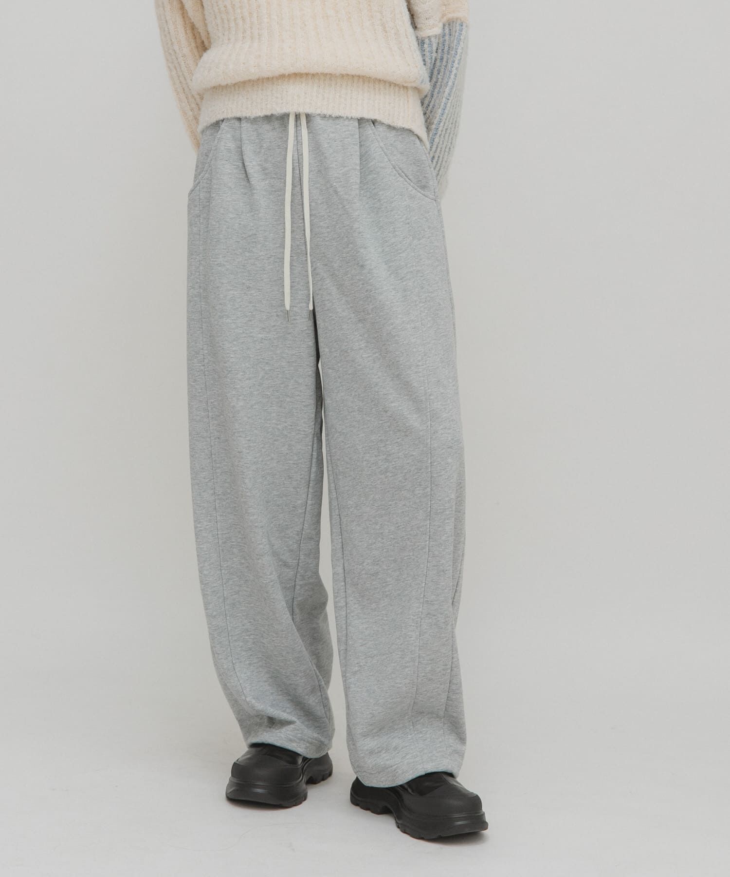  「カーブスウェットパンツ」|その他|グレー