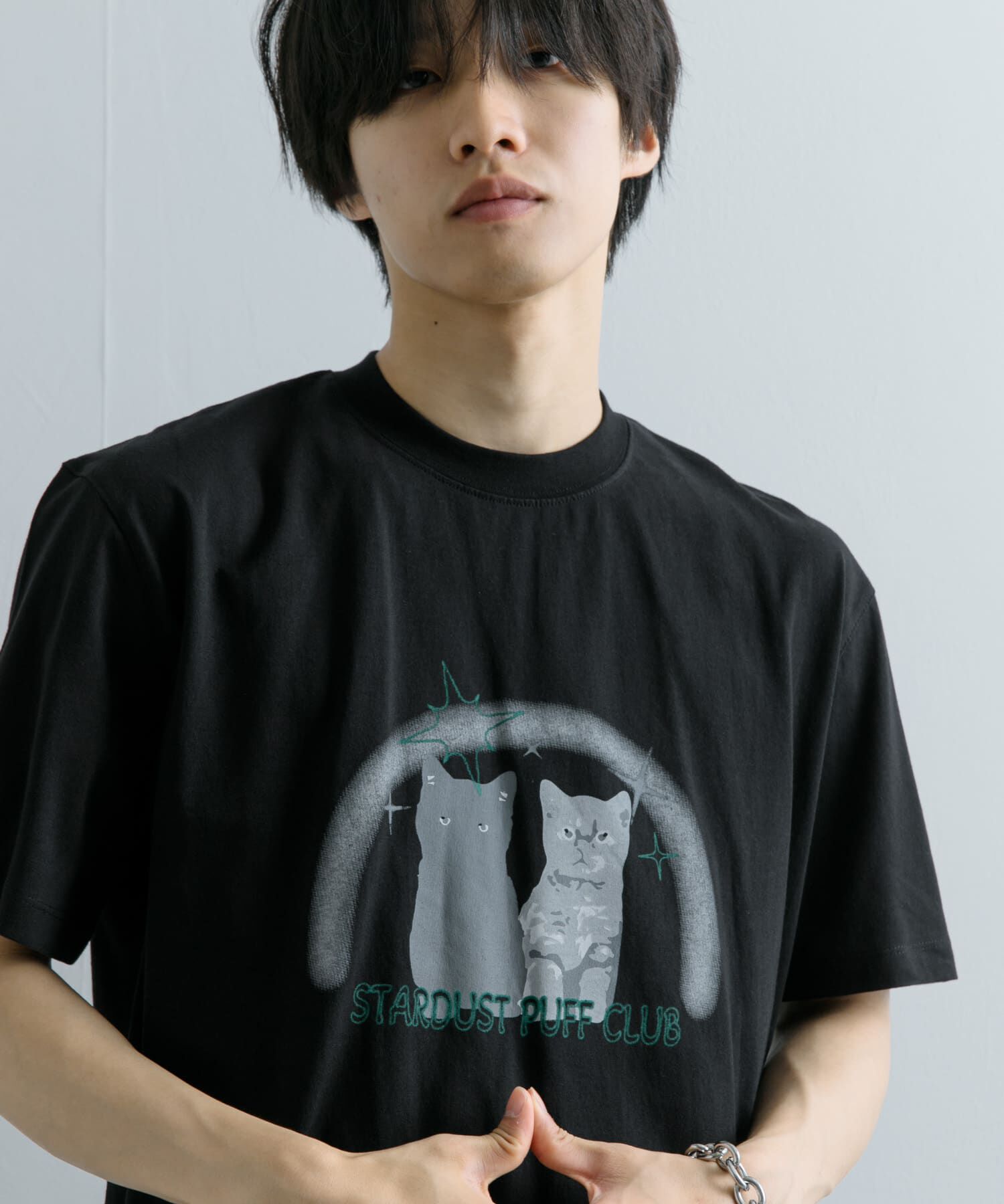 SENSE OF PLACE by URBAN RESEARCH「キャットグラフィックプリントTシャツ A」|Tシャツ・カットソー|