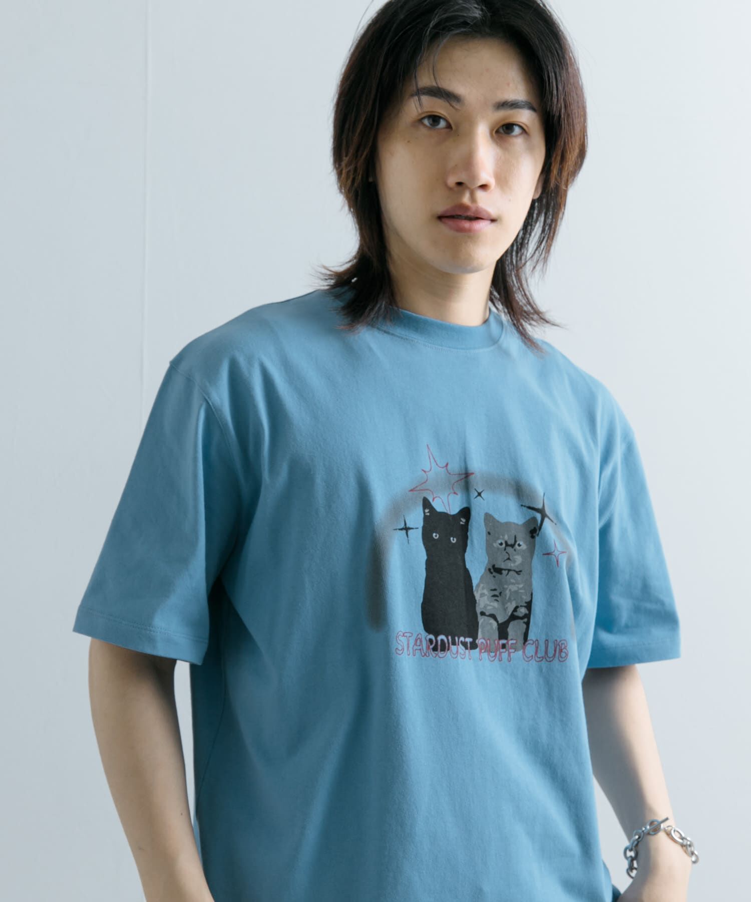 SENSE OF PLACE by URBAN RESEARCH「キャットグラフィックプリントTシャツ A」|Tシャツ・カットソー|