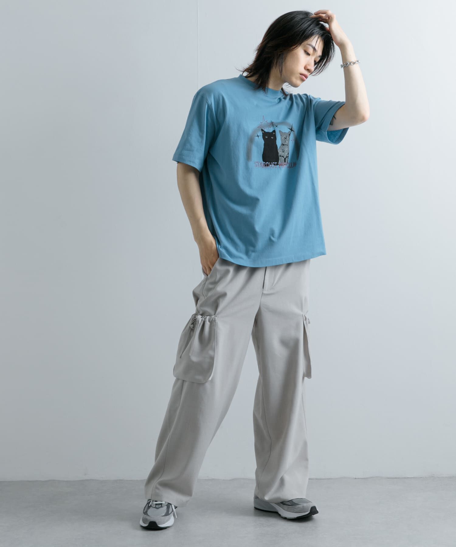 SENSE OF PLACE by URBAN RESEARCH「キャットグラフィックプリントTシャツ A」|Tシャツ・カットソー|