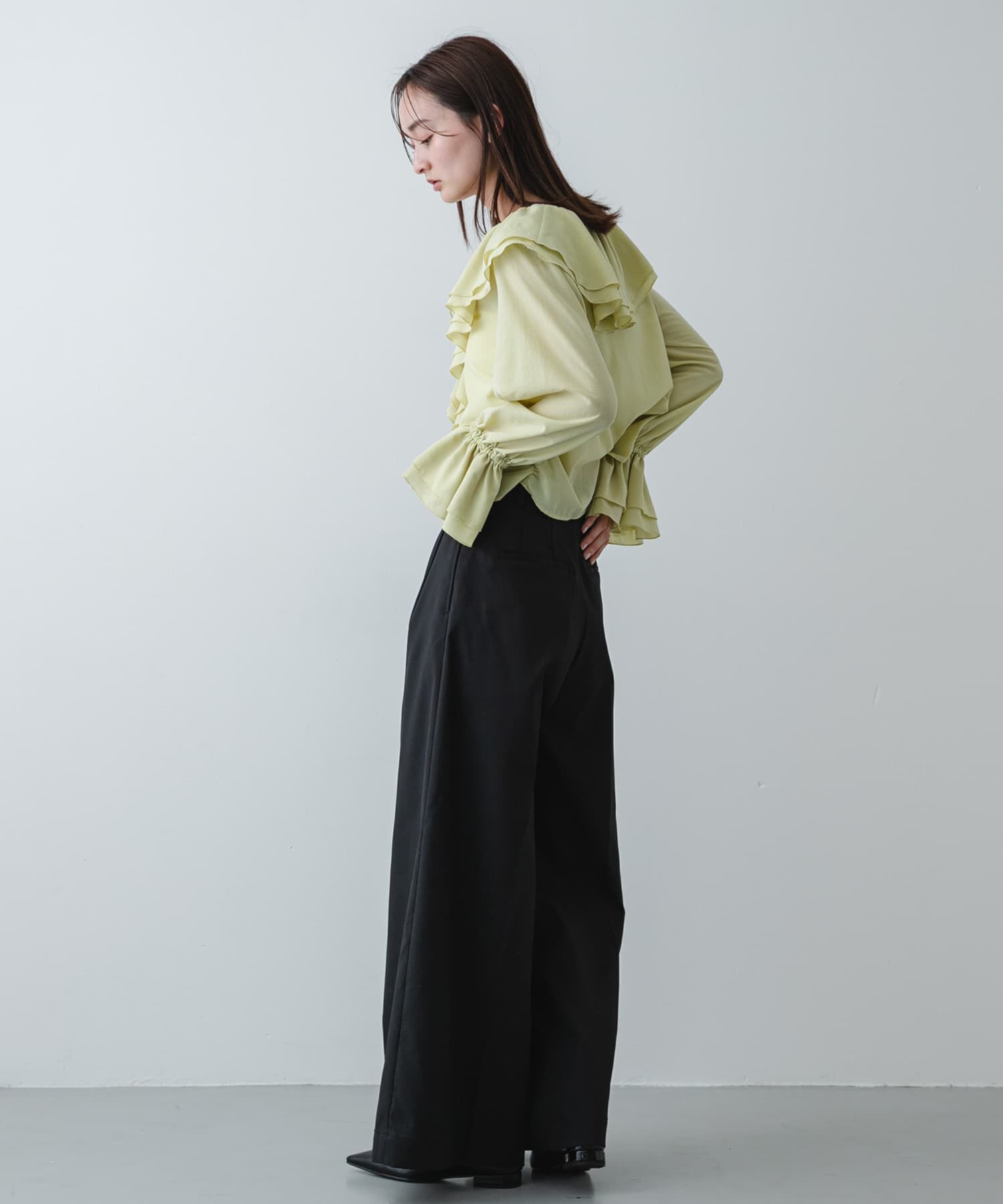 SENSE OF PLACE by URBAN RESEARCH「ラッフルブラウス」|シャツ・ブラウス|