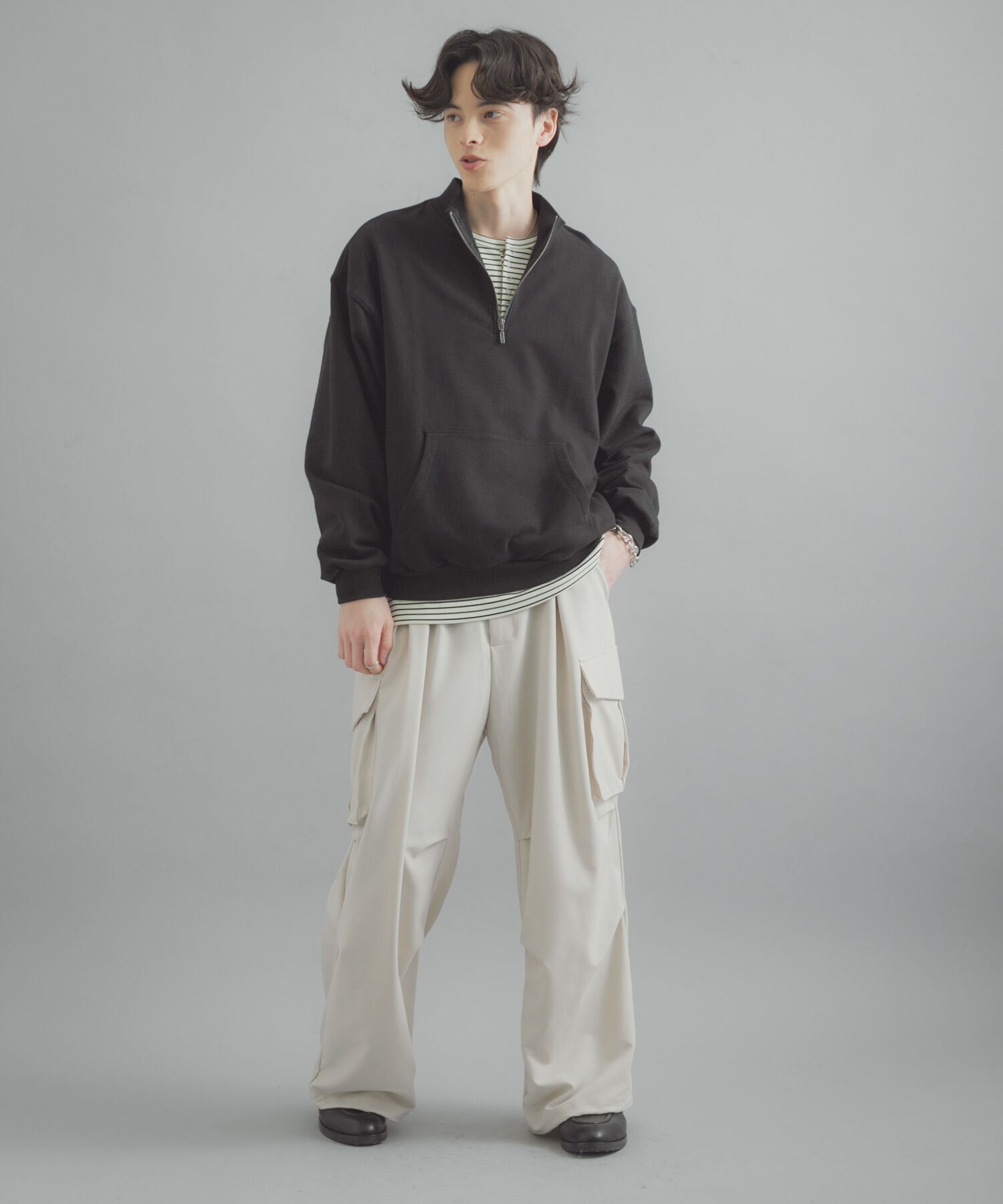 SENSE OF PLACE by URBAN RESEARCH「『洗濯可/撥水/防花粉』SKINProofハーフジップスウェット」|スウェット・ジャージ|