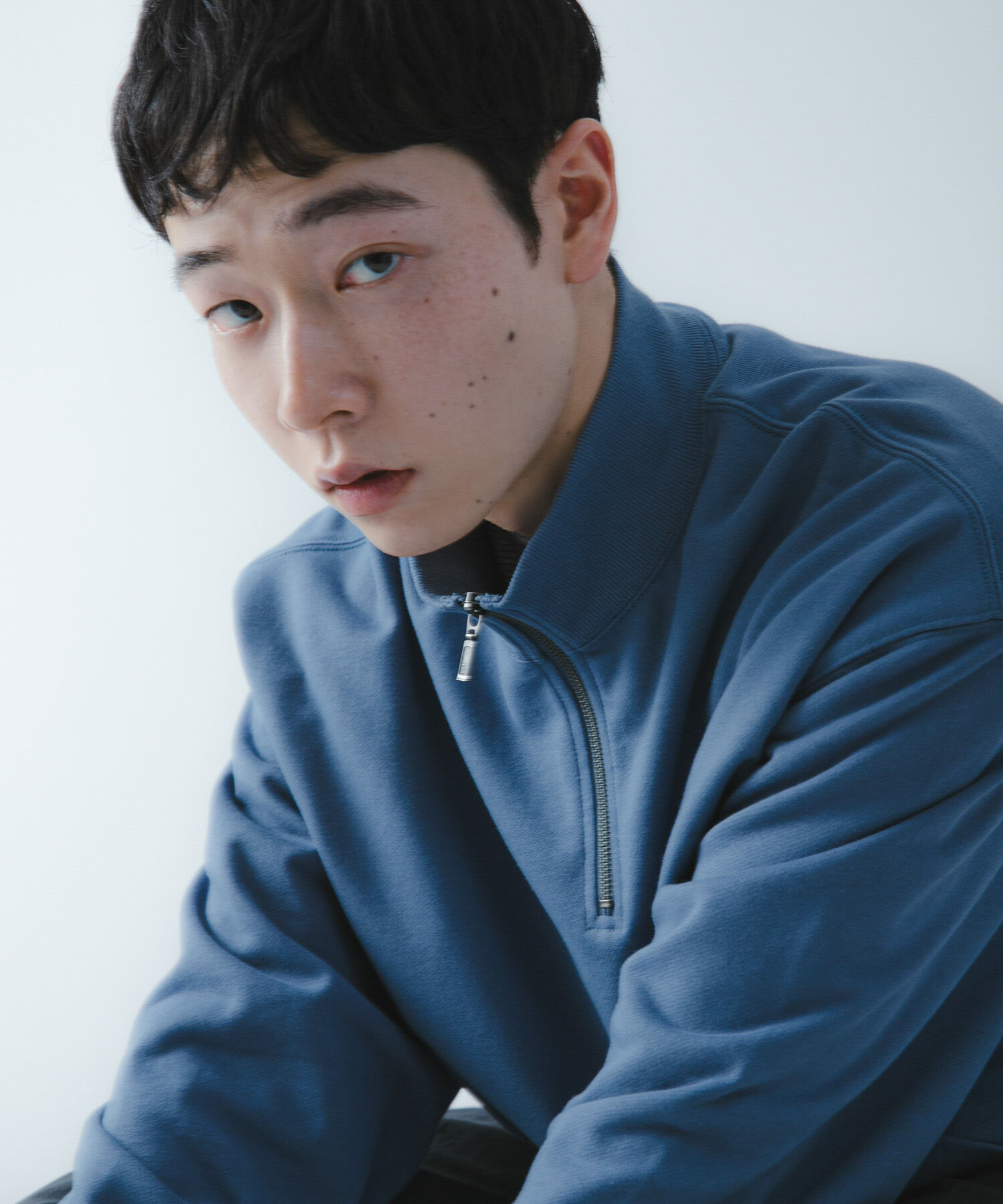 SENSE OF PLACE by URBAN RESEARCH「『洗濯可/撥水/防花粉』SKINProofハーフジップスウェット」|スウェット・ジャージ|