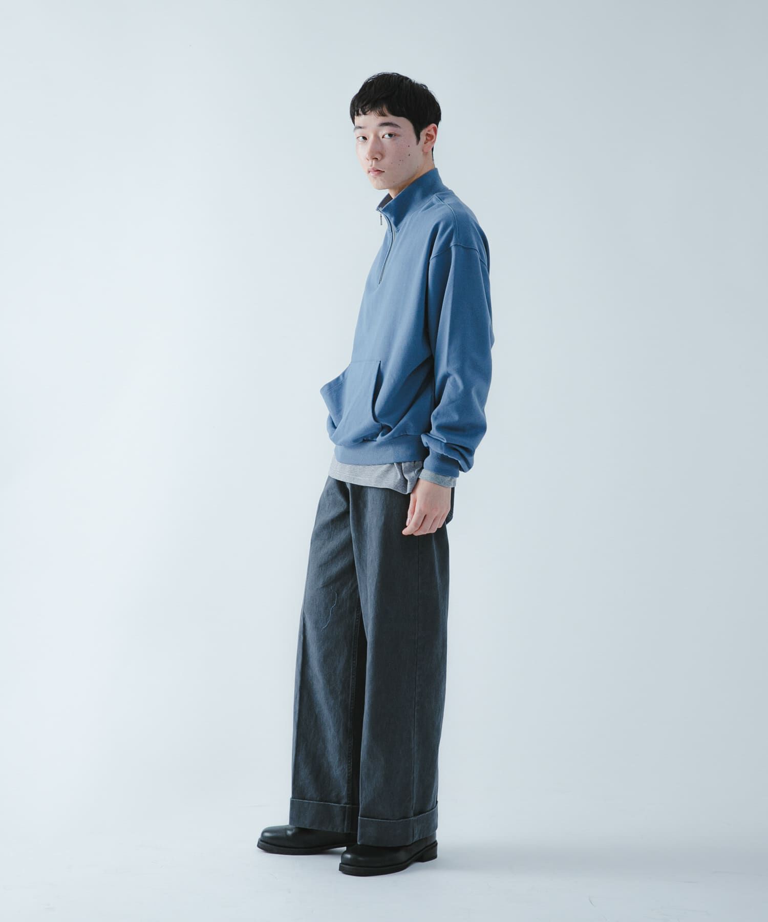 SENSE OF PLACE by URBAN RESEARCH「『洗濯可/撥水/防花粉』SKINProofハーフジップスウェット」|スウェット・ジャージ|