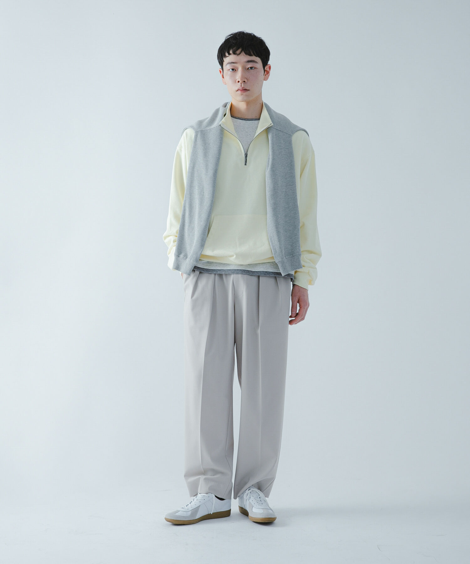 SENSE OF PLACE by URBAN RESEARCH「『洗濯可/撥水/防花粉』SKINProofハーフジップスウェット」|スウェット・ジャージ|