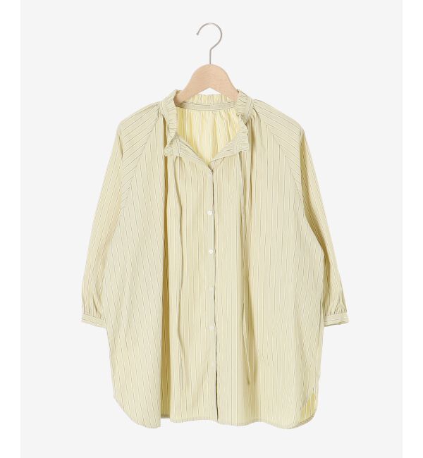 le.coeur blanc「フリルカラーボリュームスリーブブラウス」|シャツ・ブラウス|