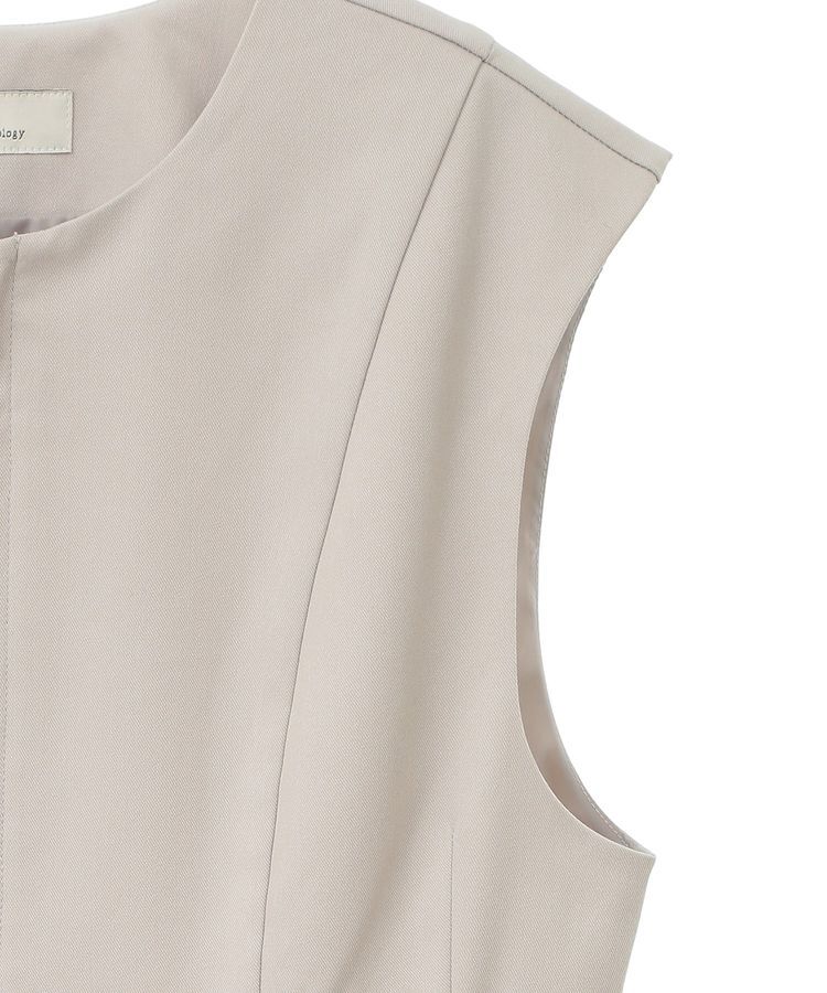 earth music&ecology「ペプラムジップジレ」|ベスト・ジレ|