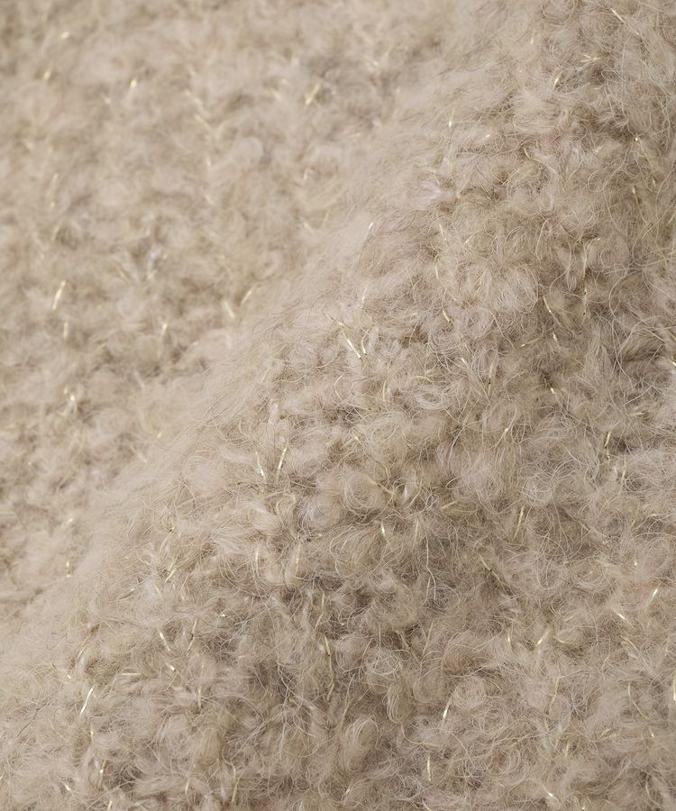 earth music&ecology「MIXカラーブークレカーディガン」|カーディガン|