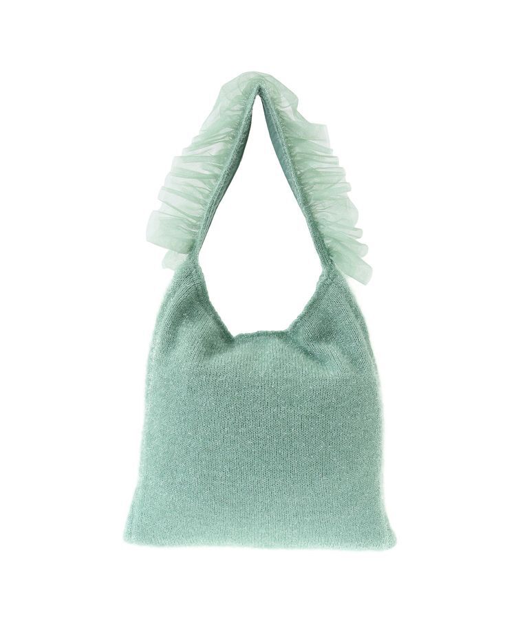 Green Parks「・QUON フリルニットワンショルダー」|ショルダー・メッセンジャー|