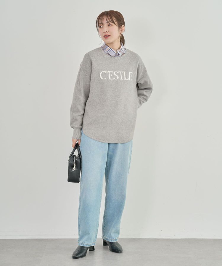 Green Parks「もちやわロゴニットプルオーバー」|ニット・セーター|