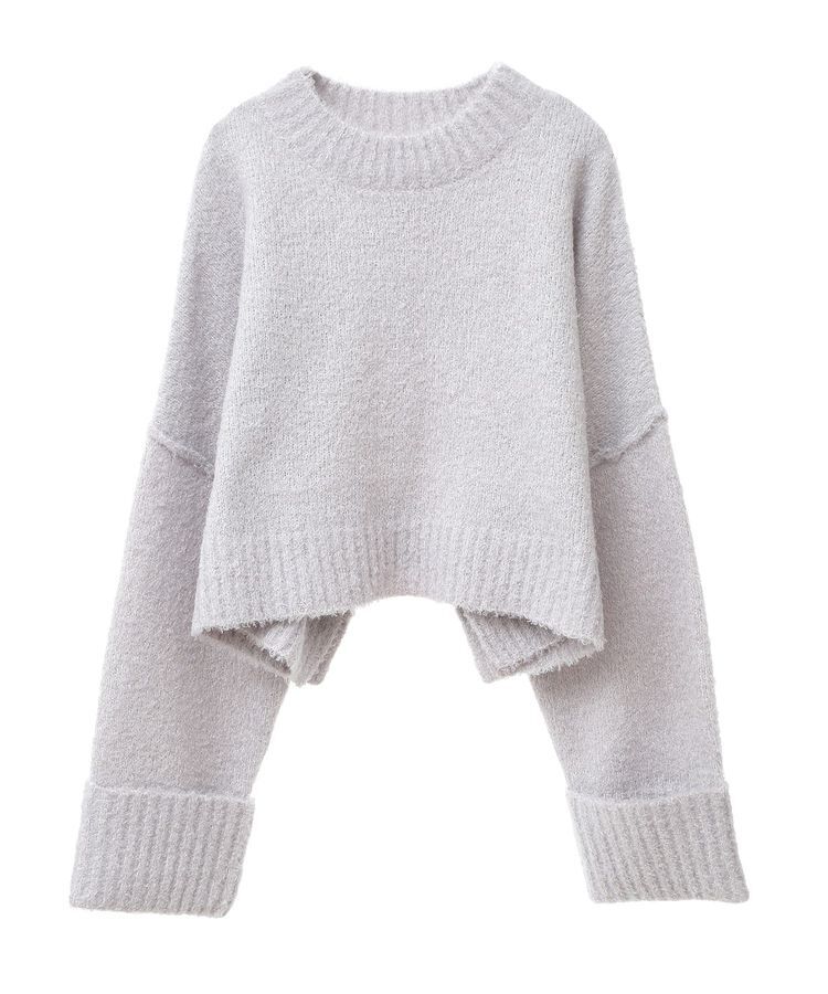 Green Parks「・Petit Fleur ブークレワイドニット」|ニット・セーター|