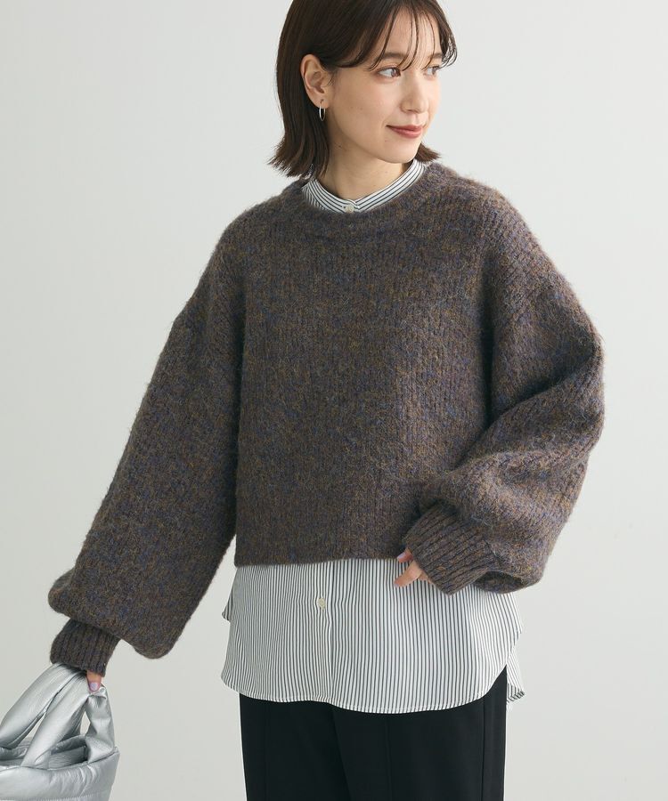 Green Parks「・ELENCARE DUE ミックスシャギーニット」|ニット・セーター|