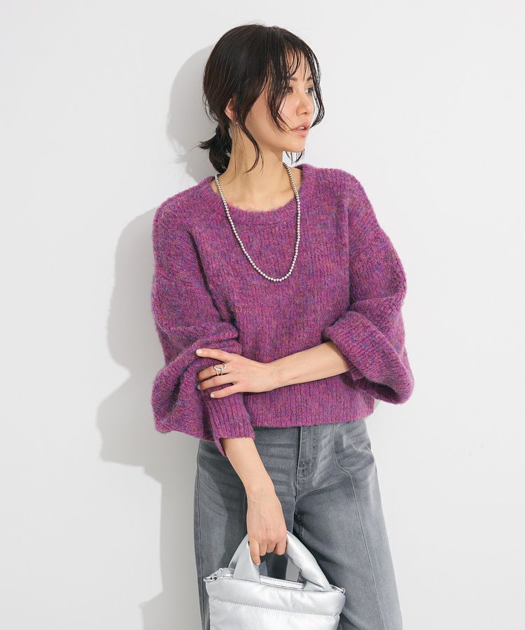 Green Parks「・ELENCARE DUE ミックスシャギーニット」|ニット・セーター|