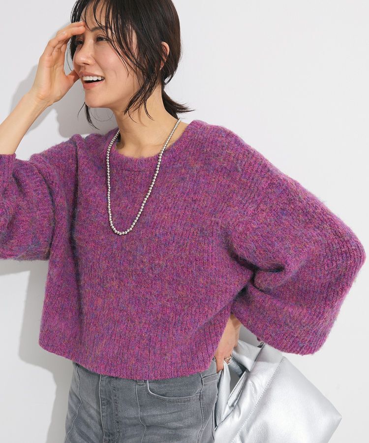 Green Parks「・ELENCARE DUE ミックスシャギーニット」|ニット・セーター|