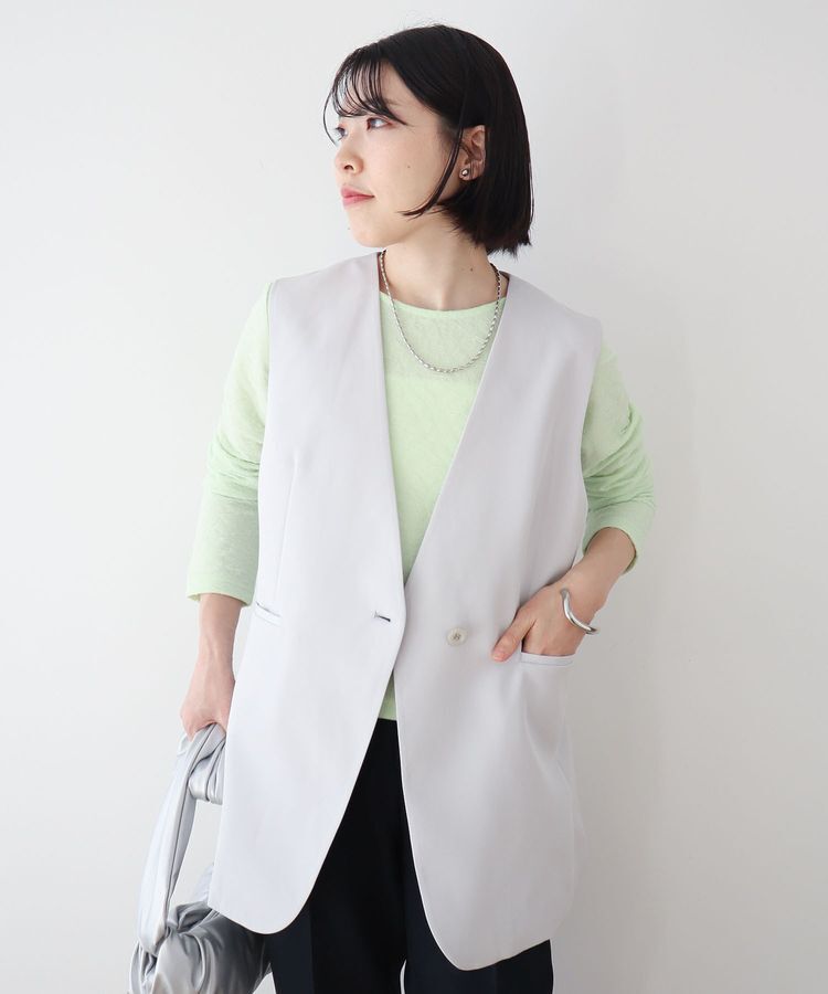 Green Parks「シアーポコポコプルオーバー」|Tシャツ・カットソー|