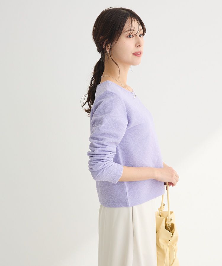 Green Parks「シアーポコポコプルオーバー」|Tシャツ・カットソー|