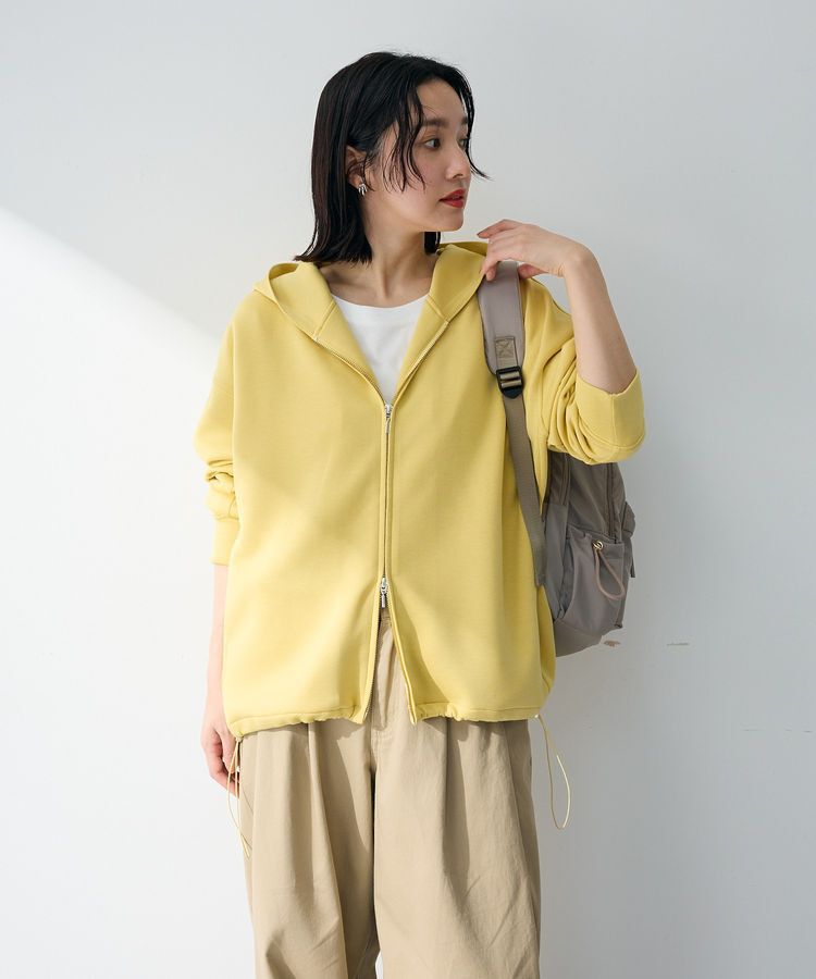 Green Parks「【OTONAパーカー】ダブルZIP裾ドロストパーカー」|スウェット・ジャージ|