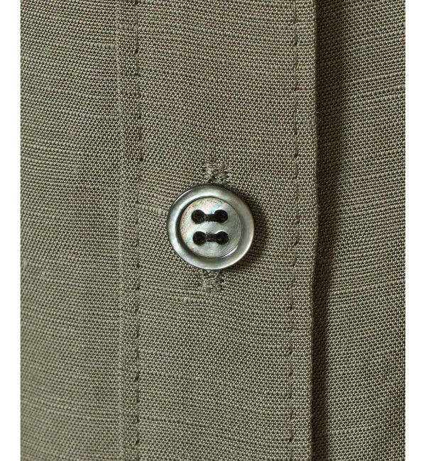 allureville「シアーリネンサファリシャツ」|シャツ・ブラウス|