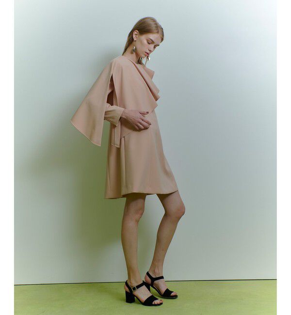 LOULOU WILLOUGHBY「【LOULOU WILLOUGHBY】2WAYケープワンピース」|ワンピース|