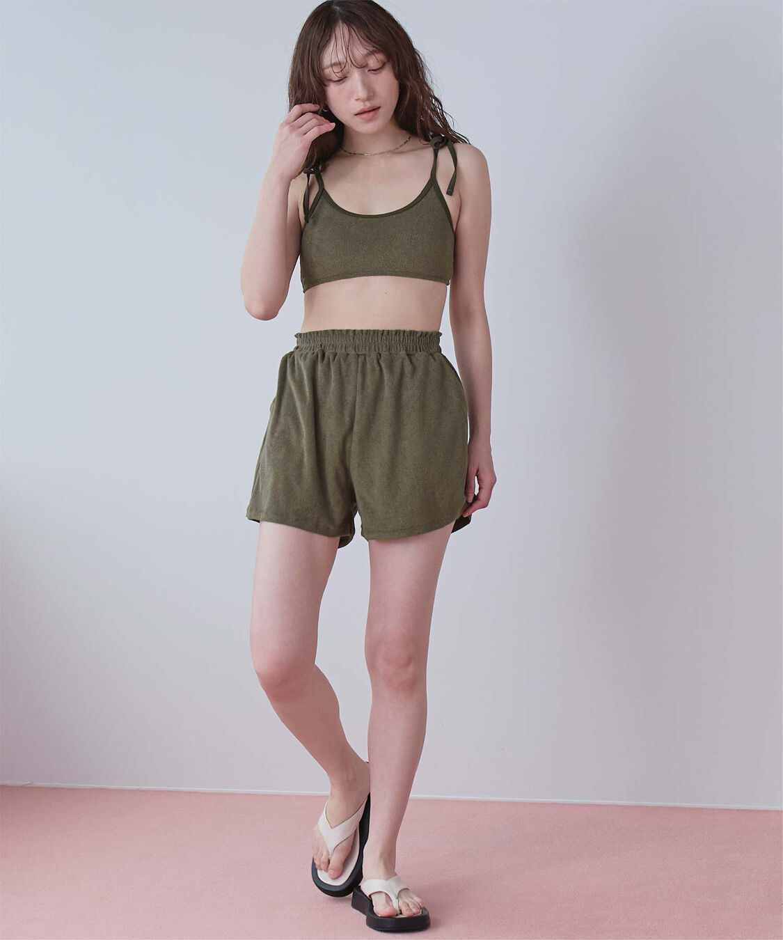 SEA DRESS「パイル素材ショートパンツ」|ショーツ|