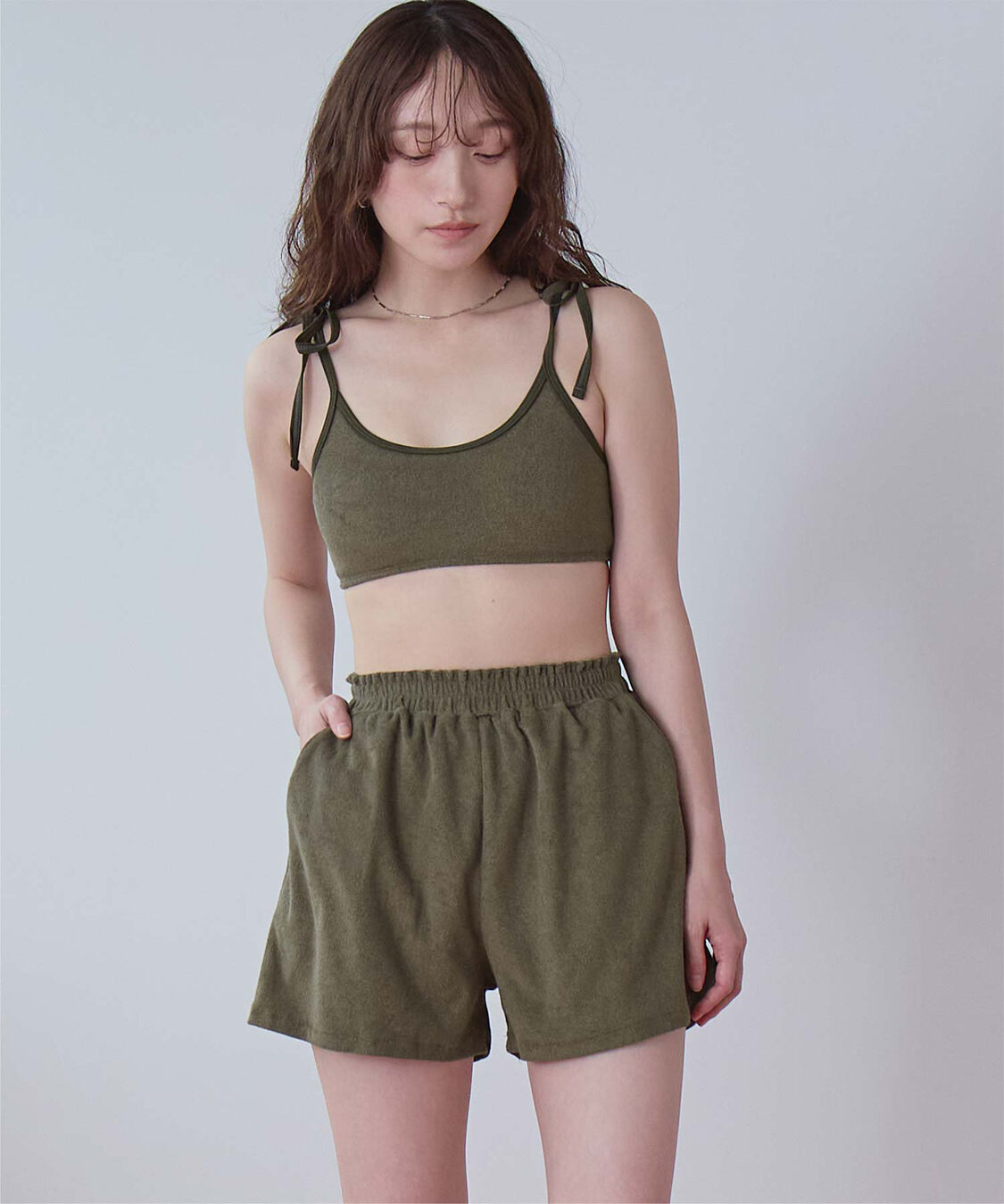 SEA DRESS「パイル素材ショートパンツ」|ショーツ|