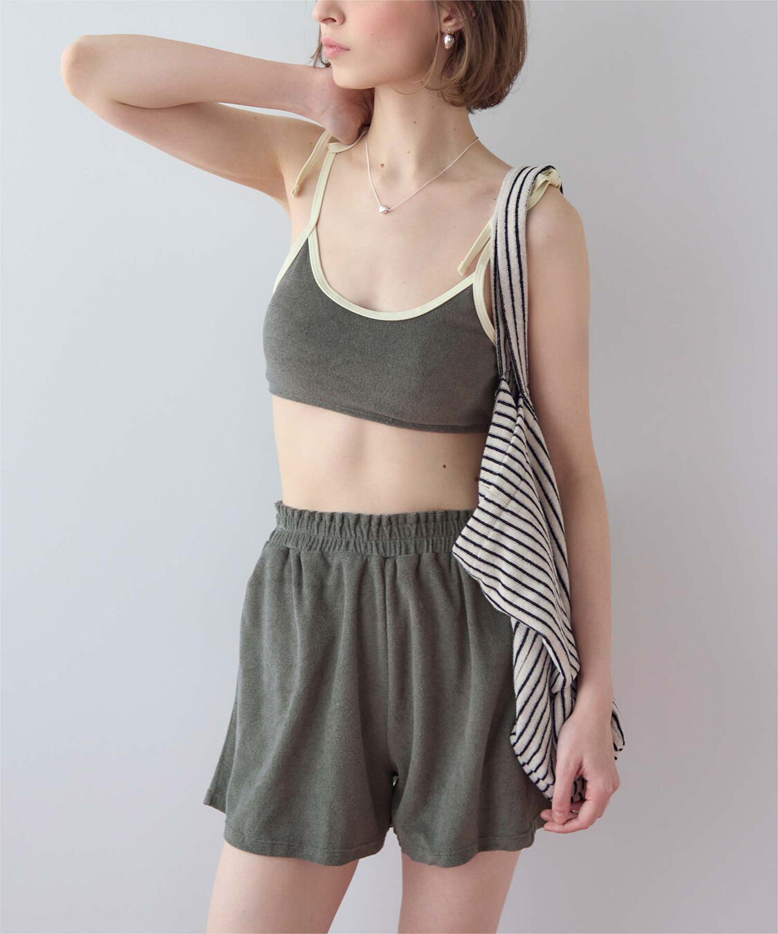 SEA DRESS「パイル素材ショートパンツ」|ショーツ|