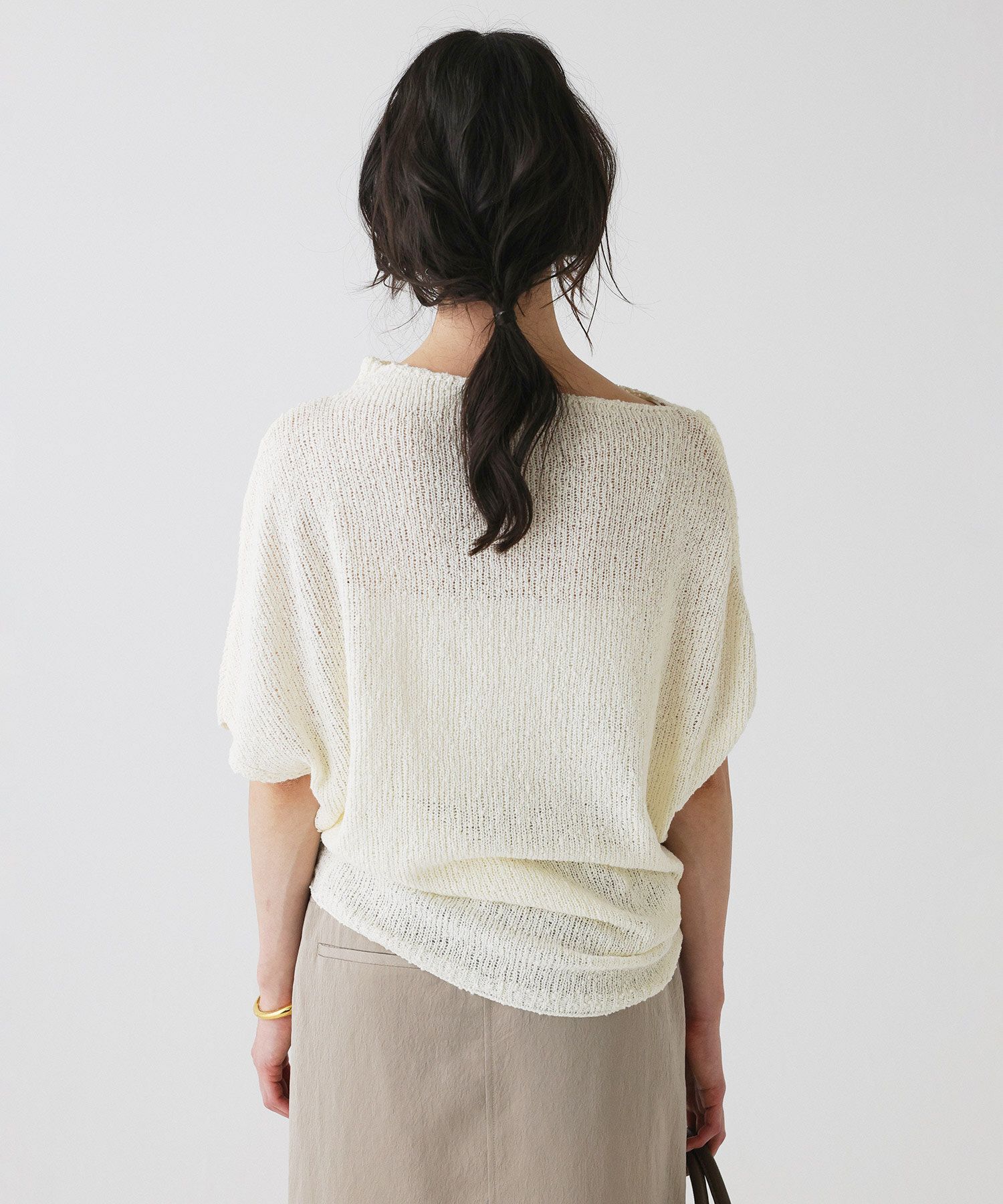 BABYLONE「ニュアンスドレープニット」|ニット・セーター|