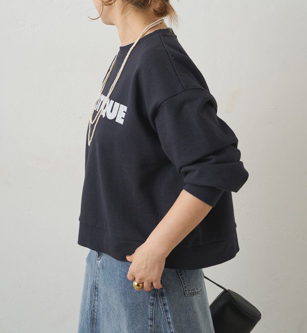  「レイヤード風スウェット」|プルオーバー|