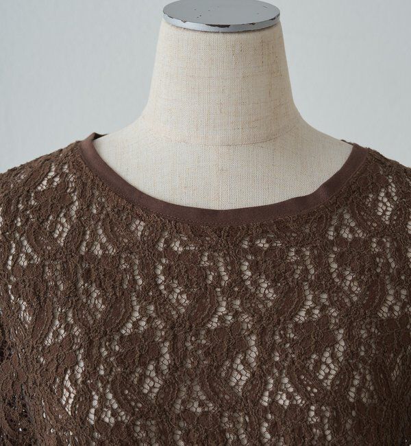  「ストレッチレースTシャツ」|Tシャツ・カットソー|