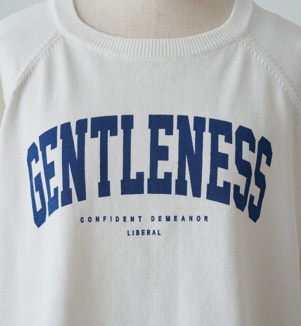  「アソートプリントハーフスリーブニット」|ニット・セーター|