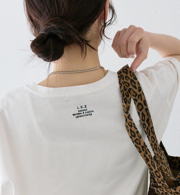  「【汗ジミ防止加工】ワンポイントロゴ刺繍Tシャツ」|Tシャツ・カットソー|