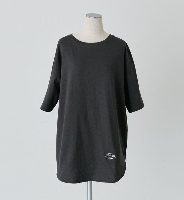  「【汗ジミ防止加工】ワンポイントロゴ刺繍Tシャツ」|Tシャツ・カットソー|