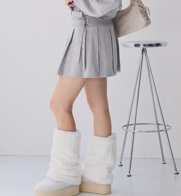  「カットミニスカート」|スカート|