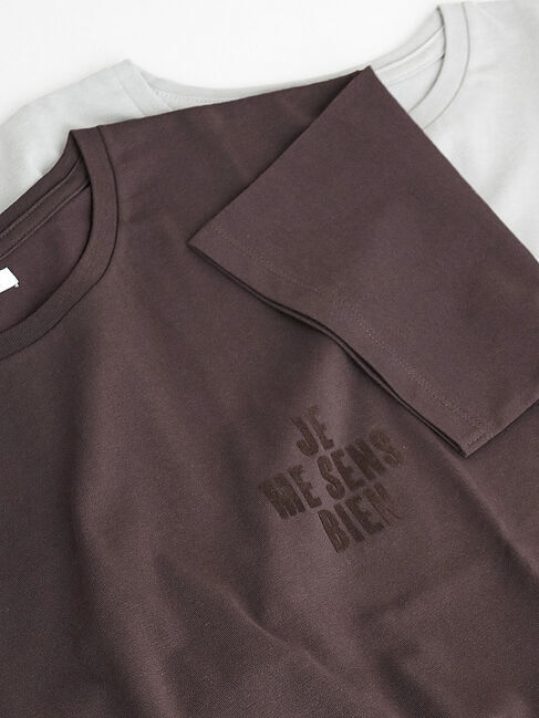 Te chichi「フロッキーロゴTシャツ」|Tシャツ・カットソー|ブラウン