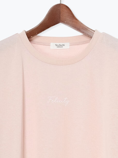 Te chichi TERRASSE「【接触冷感】ドローイングフラワーTシャツ」|Tシャツ・カットソー|