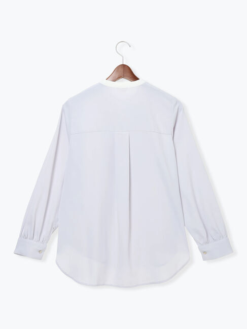 Te chichi「フロントフリルバイカラーブラウス」|シャツ・ブラウス|