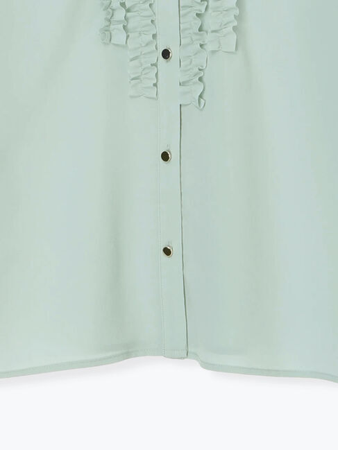 Te chichi「フロントフリルキーネックブラウス」|シャツ・ブラウス|