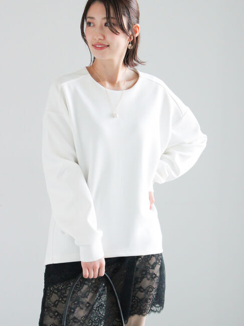 Te chichi「バックジップダンボールプルオーバー（セットアップ可）」|Tシャツ・カットソー|