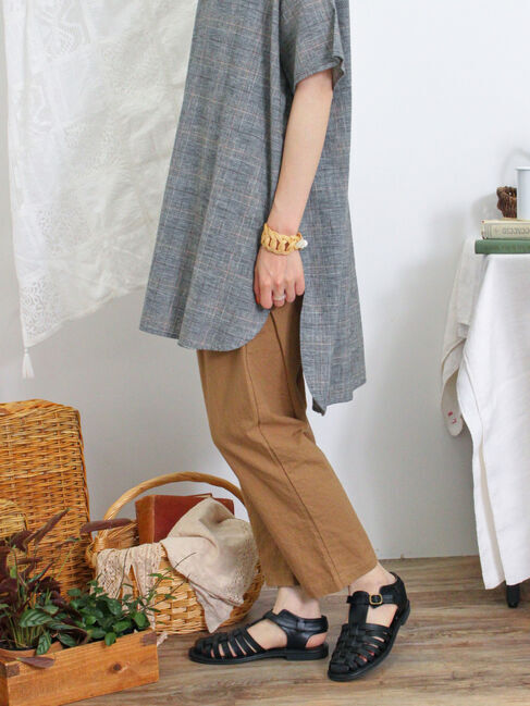 Samansa Mos2「【Lサイズ WEB限定】【クールコットン】柄アソートテーパードパンツ」|その他|