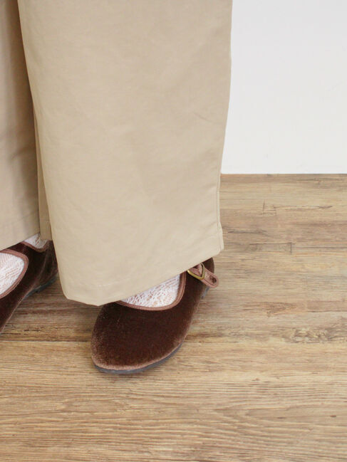 Samansa Mos2「ドローコードデザインワイドパンツ」|その他|