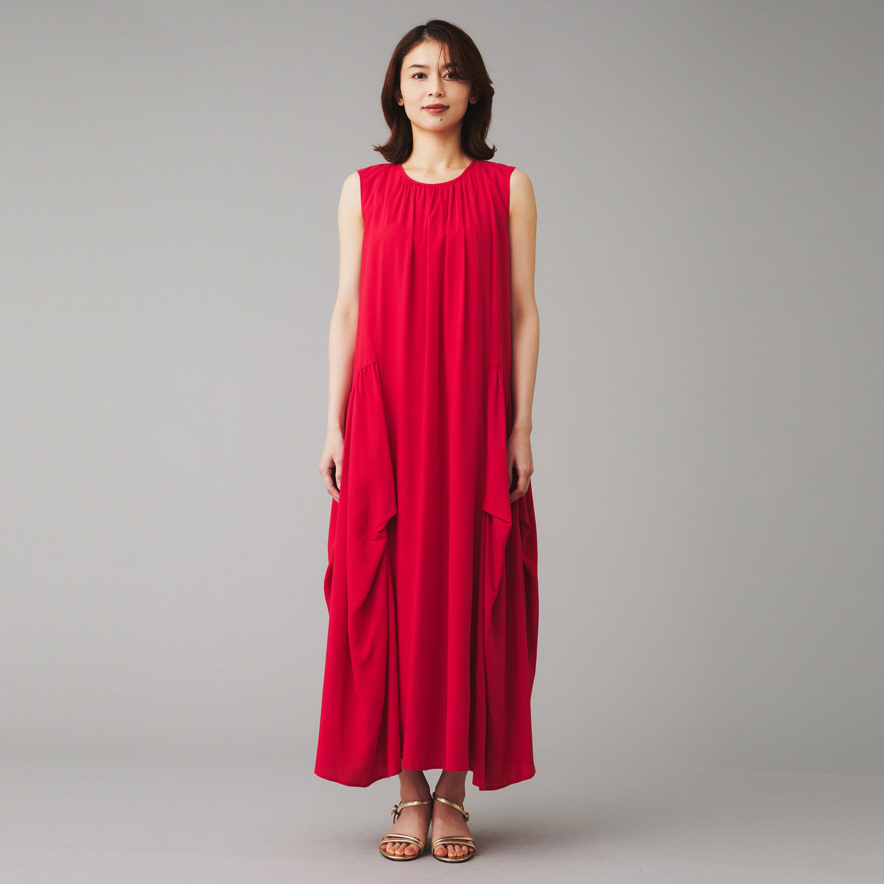 UNTITLED「【SEADRAKE】デザインギャザーワンピース」|ワンピース|