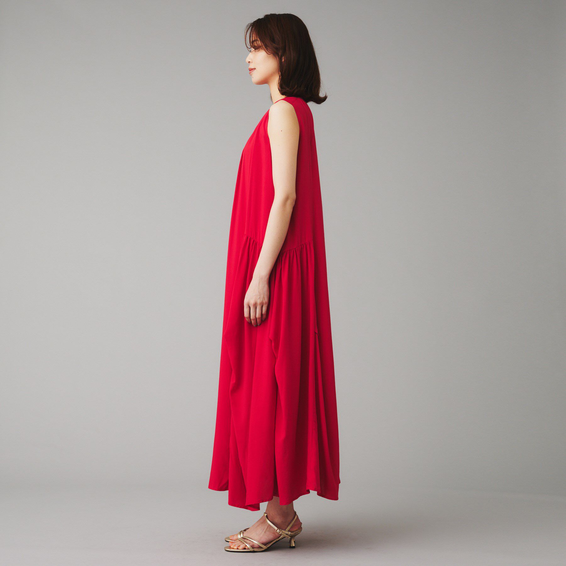 UNTITLED「【SEADRAKE】デザインギャザーワンピース」|ワンピース|